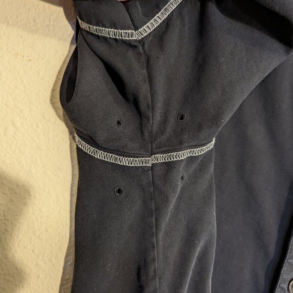 Nat Nast 100% Silk Short Sleeve Button Up Shirt Black Mens Size L - Picture 12 of 14